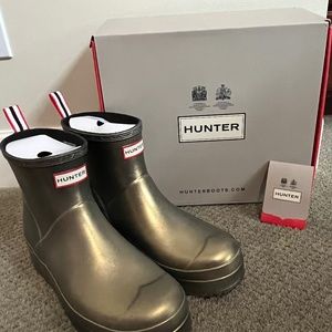 Hunter Original Play Boot Short Nebula - Gold